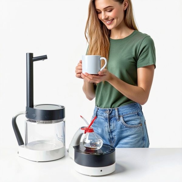 Mottinhill Water Dispenser Desktop ABS Modern Navy Blue-8