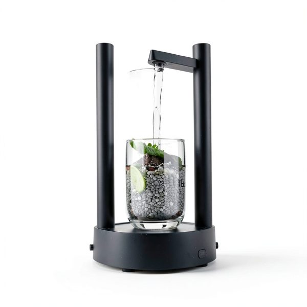 Mottinhill Water Dispenser Desktop ABS Modern Navy Blue-7