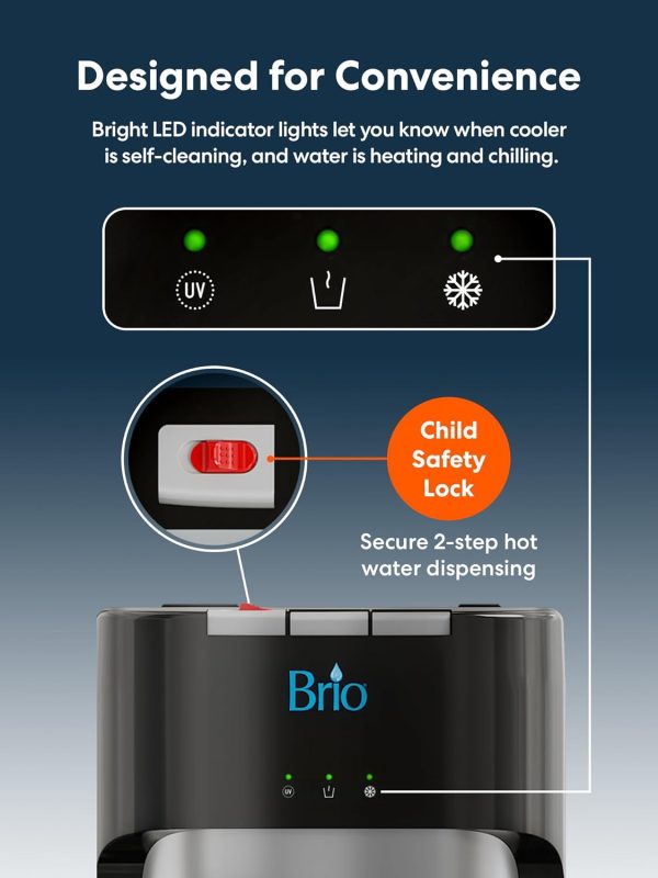 Bottleless Water Cooler Brio Silver 2‑Stage-4