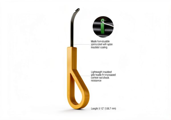 Jonard Insulated Cable Lacing Needle Xylan Coated Ergonomic-1