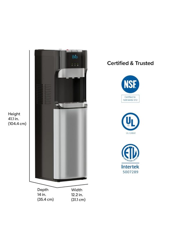 Bottleless Water Cooler Brio Silver 2‑Stage-6