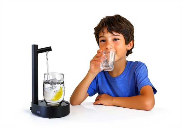 Mottinhill Water Dispenser Desktop ABS Modern Navy Blue-6