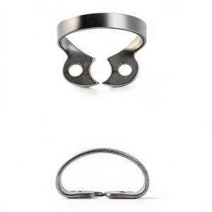 Rubber Dam Clamp Hu-Friedy RDCMW2 Satin Steel Premolar Design-0