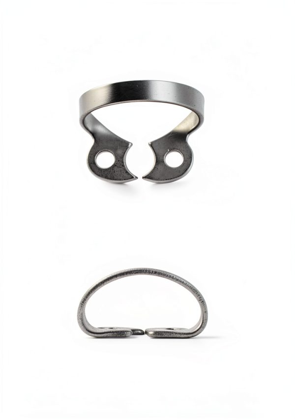 Rubber Dam Clamp Hu-Friedy RDCMW2 Satin Steel Premolar Design-0