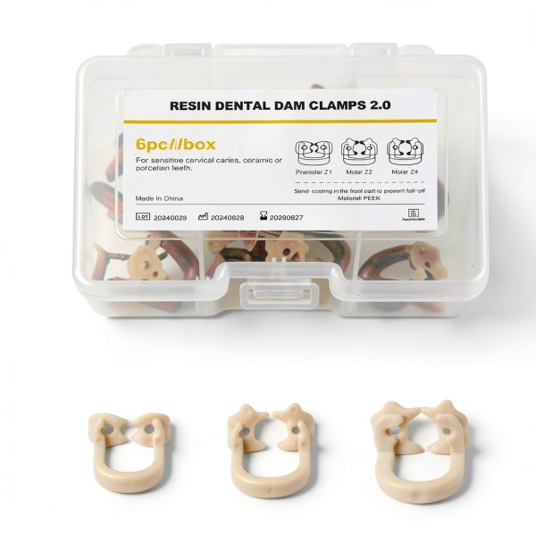Vocadok Dental Sectional Clip Dam Clamps Z1 Z2 Z4 PEEK Resin 6pcs-4